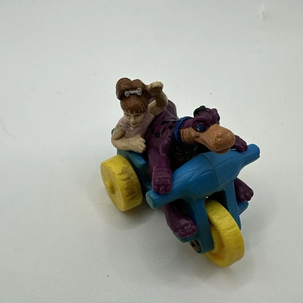 vintage 1994 McDonald's toy Pebbles and Dino from The Flintstones movie